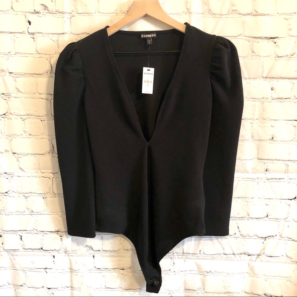 NWT Express Low- V, Halter Bodysuit